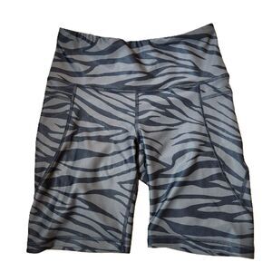 Old Navy Powersoft Active Shorts – Women’s M – Gray Print, Stretchy